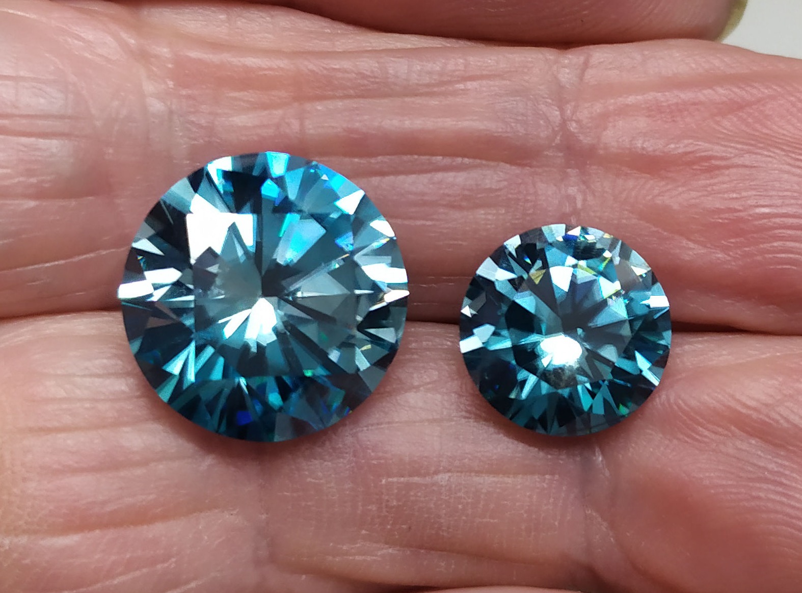 Australian blue zircons