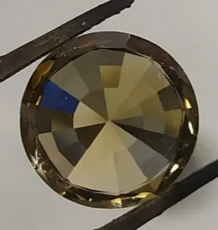 Smokey quartz, step cut pavilion